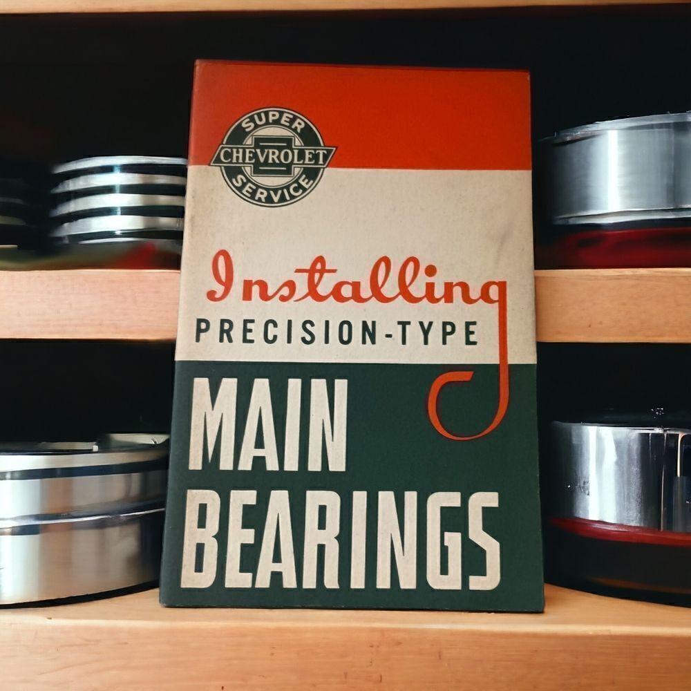Installing Precision Type Main Bearings‎ Repair Book OEM Manual Chevy Chevrolet.